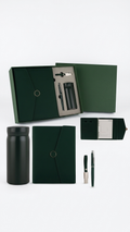 GG920 Executive Notebook, 8000mAh Power Bank, 16GB USB Drive, Flask & Pen Gift Set