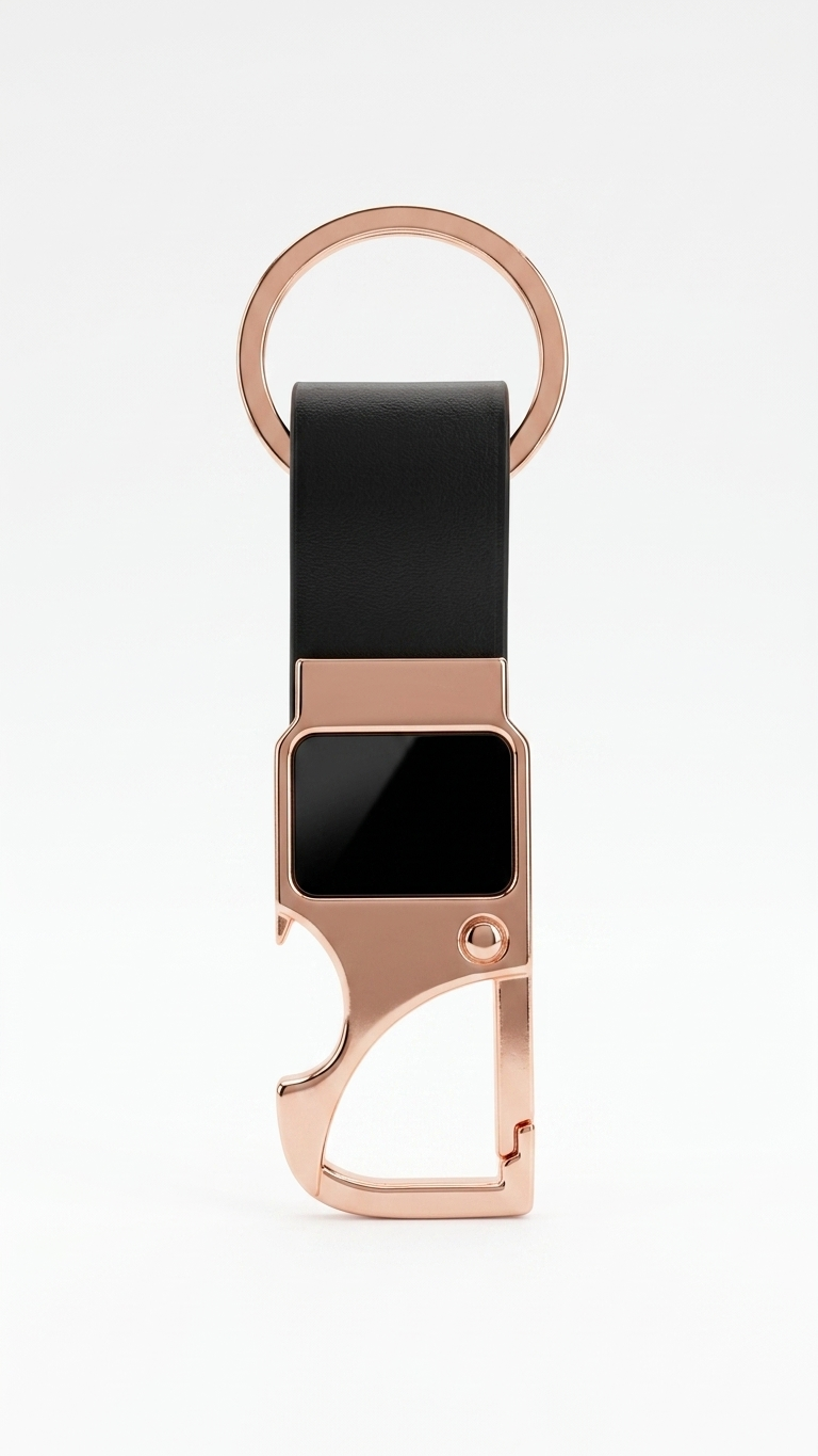 KC-2512 Luxury Keychain with Hook and Logo Printing
