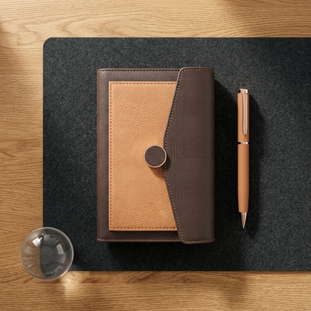 GGP31 - Premium A6 Wireless Charging Notebook with 10000mAh Power Bank