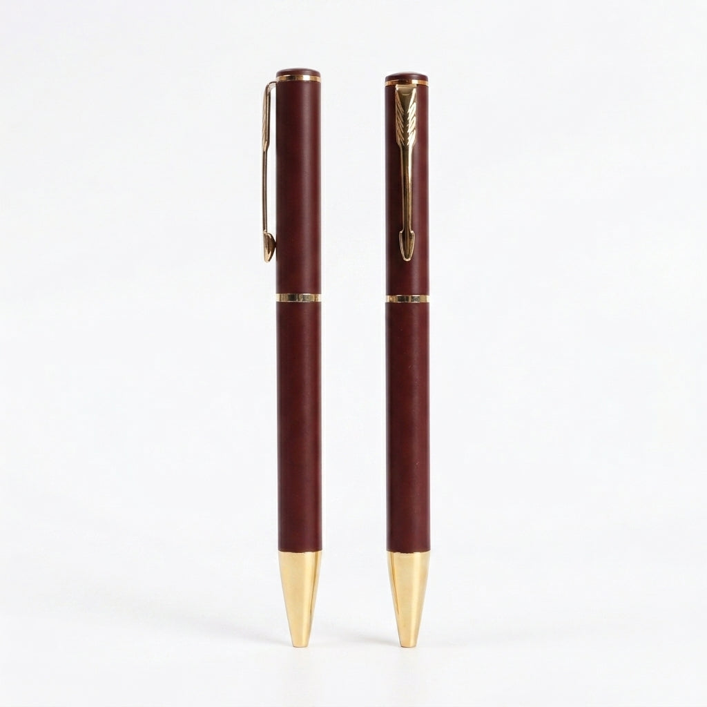P-2508 Luxury Brown Metal Pen with Logo Printing