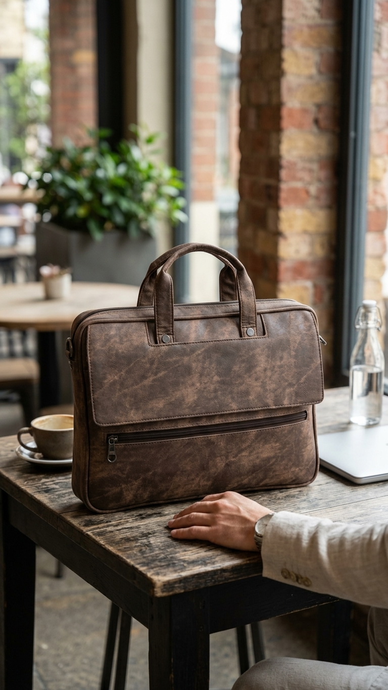 GG-7054 Designer Leatherette Office Bag with Custom Branding