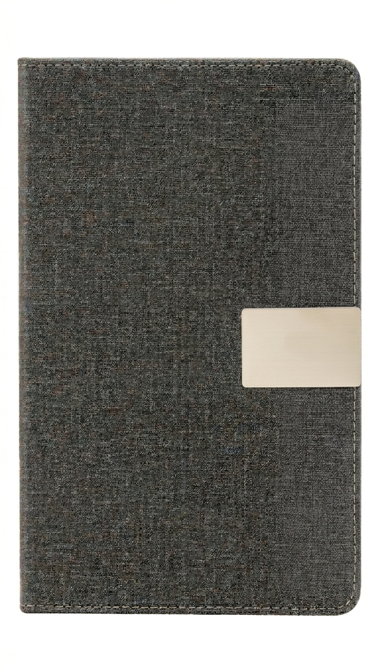 NB-2509 Promotional Grey Notebook for Employee Welcome Kits