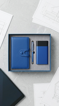 GG907 Premium A6 Notebook, 10000mAh Power Bank & Pen Gift Set