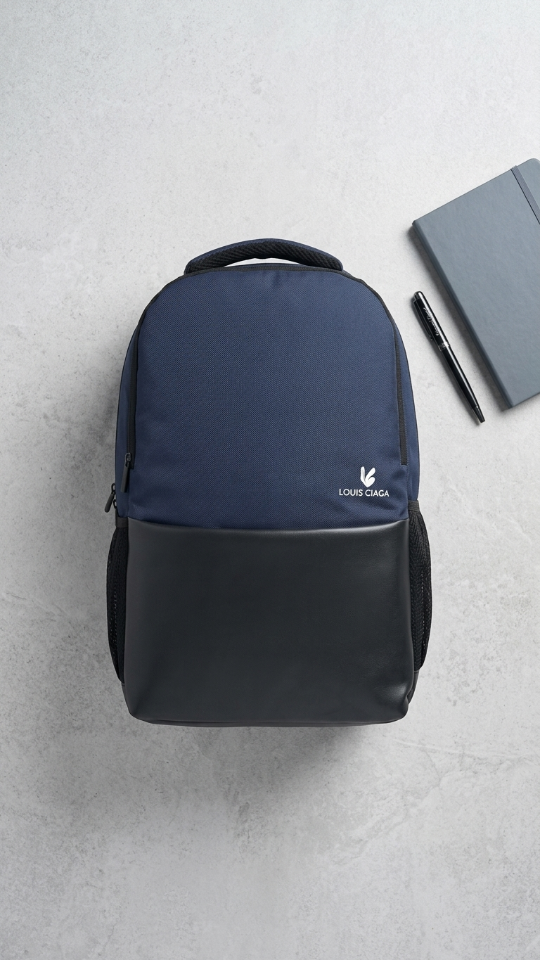 GG-7123 Dual Tone Corporate Laptop Backpack with Custom Branding