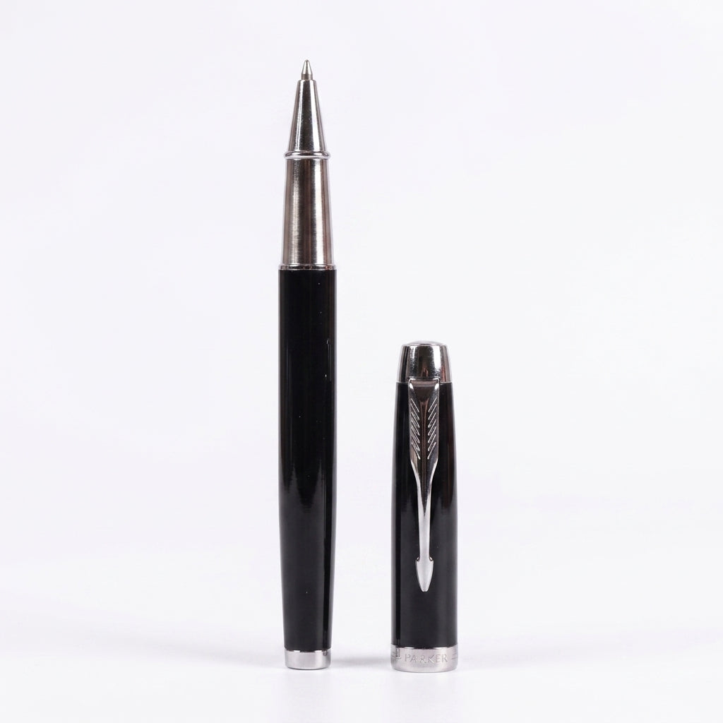 P-2507 Premium Black Metal Cap Pen with Custom Logo Branding