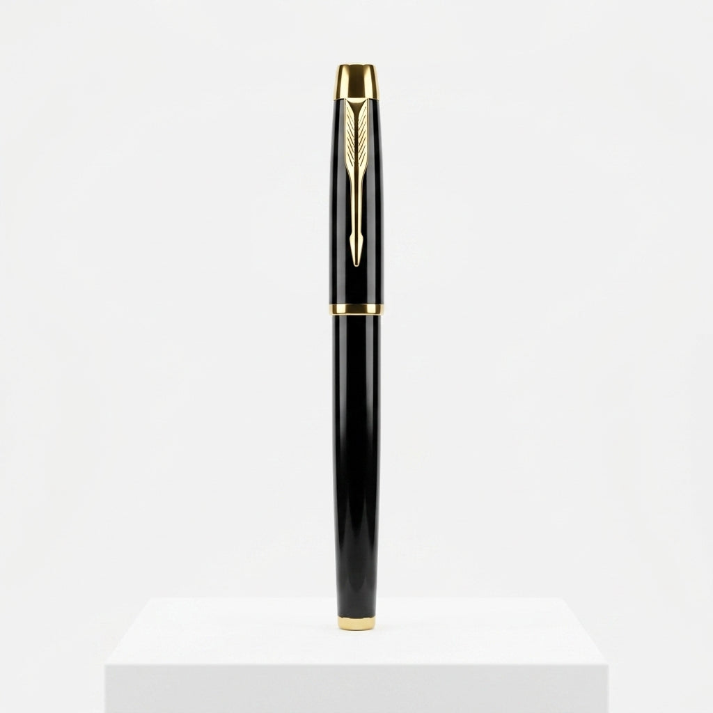 P-2511 Black & Gold Premium Metal Executive Pen with Custom Branding