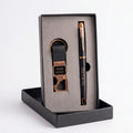 CGS-2509 Black Rose Gold Executive Pen and Keychain Combo