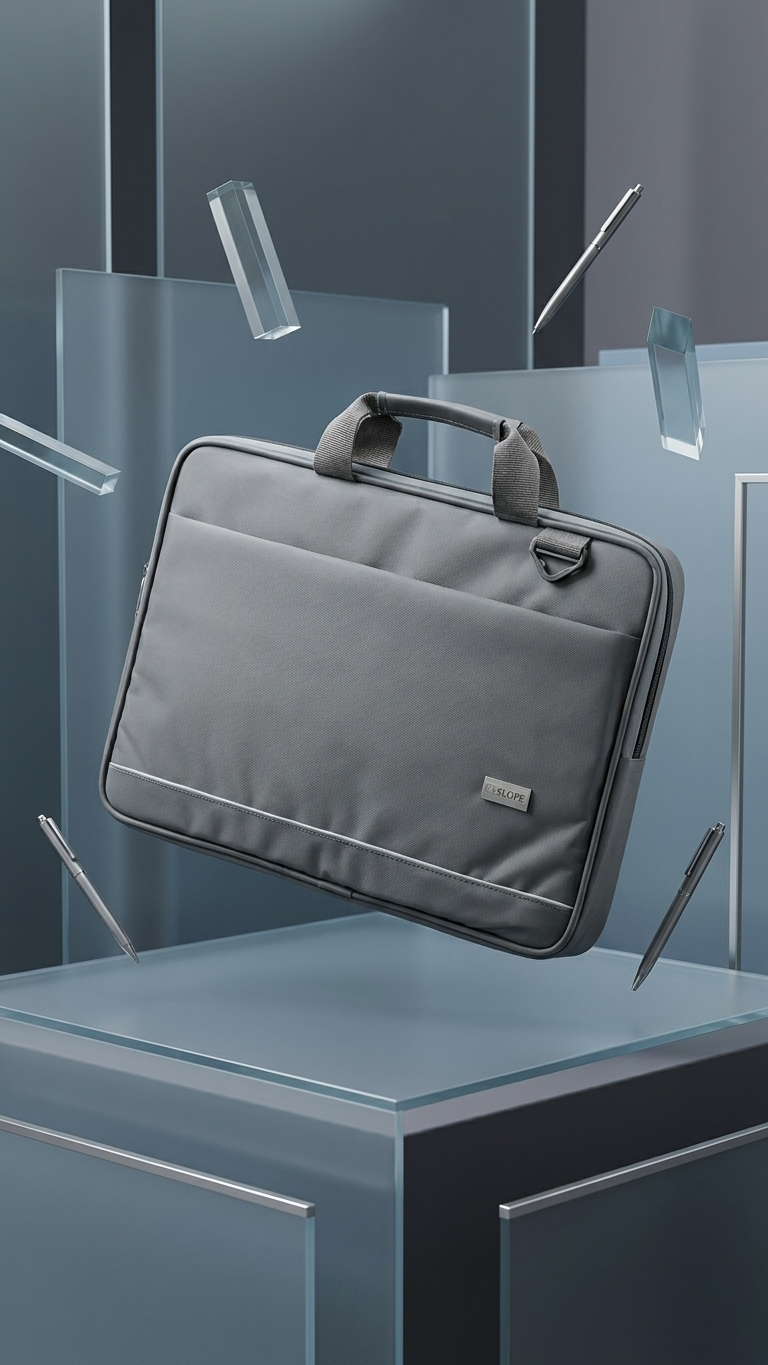 GG-7781 Executive Laptop Carry Sleeve with LOGO