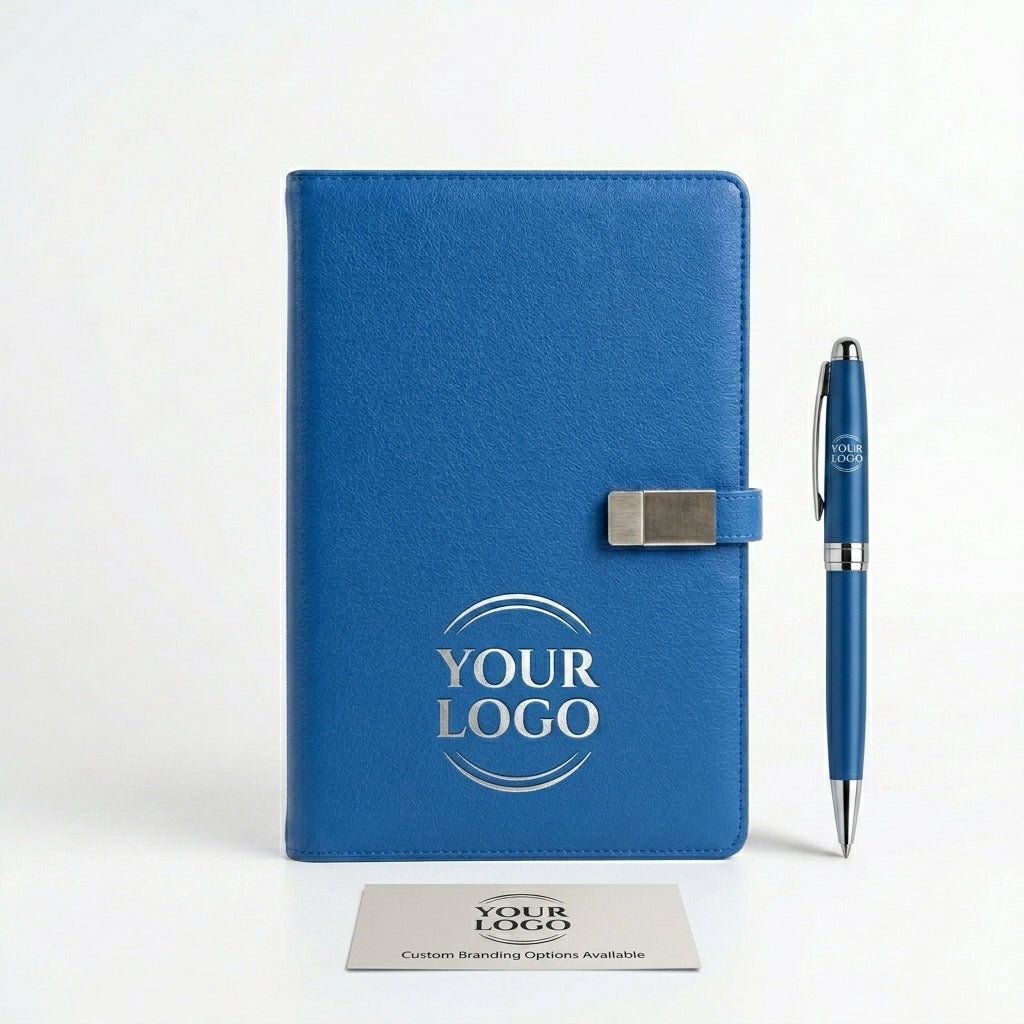 GGP2 - Premium 8000mAh Power Bank Conference Folder with 16GB Pen Drive