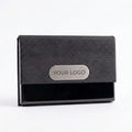 NV-2508 Premium Grey Card Holder with Custom Branding