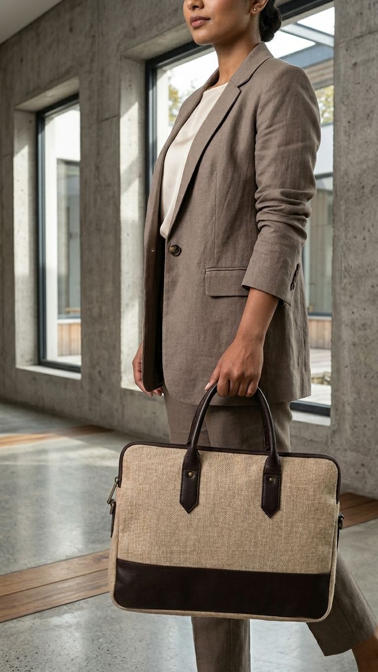 GG-7097 Sustainable Jute Corporate Carry Bag with LOGO