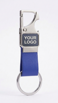 KC-2510 Premium Blue Keychain with Hook & Custom Branding