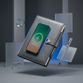 GGP6 - Executive Wireless Charging Notebook with 10000mAh Power Bank & Phone Stand