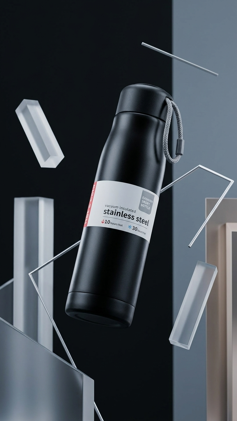Sports Vacuum Flask with Carry Loop (DORI BOTTLE)