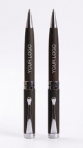 P-2515 Premium Dark Grey Metal Executive Pen with Custom Branding