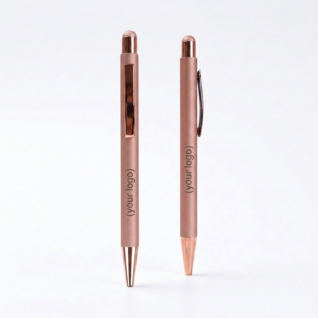 P-2504 Rose Gold Corporate Metal Pen for Executive Gifting