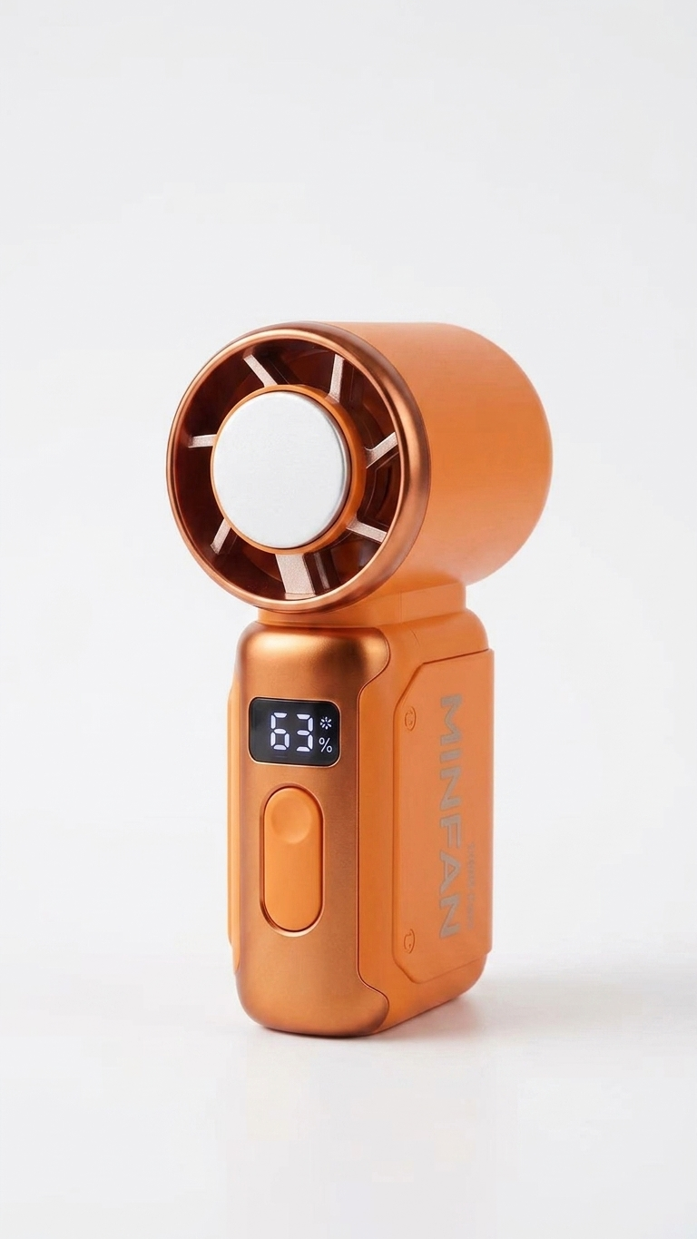 FAN001 Premium Cooling Turbo Fan with Digital Display & Custom Branding