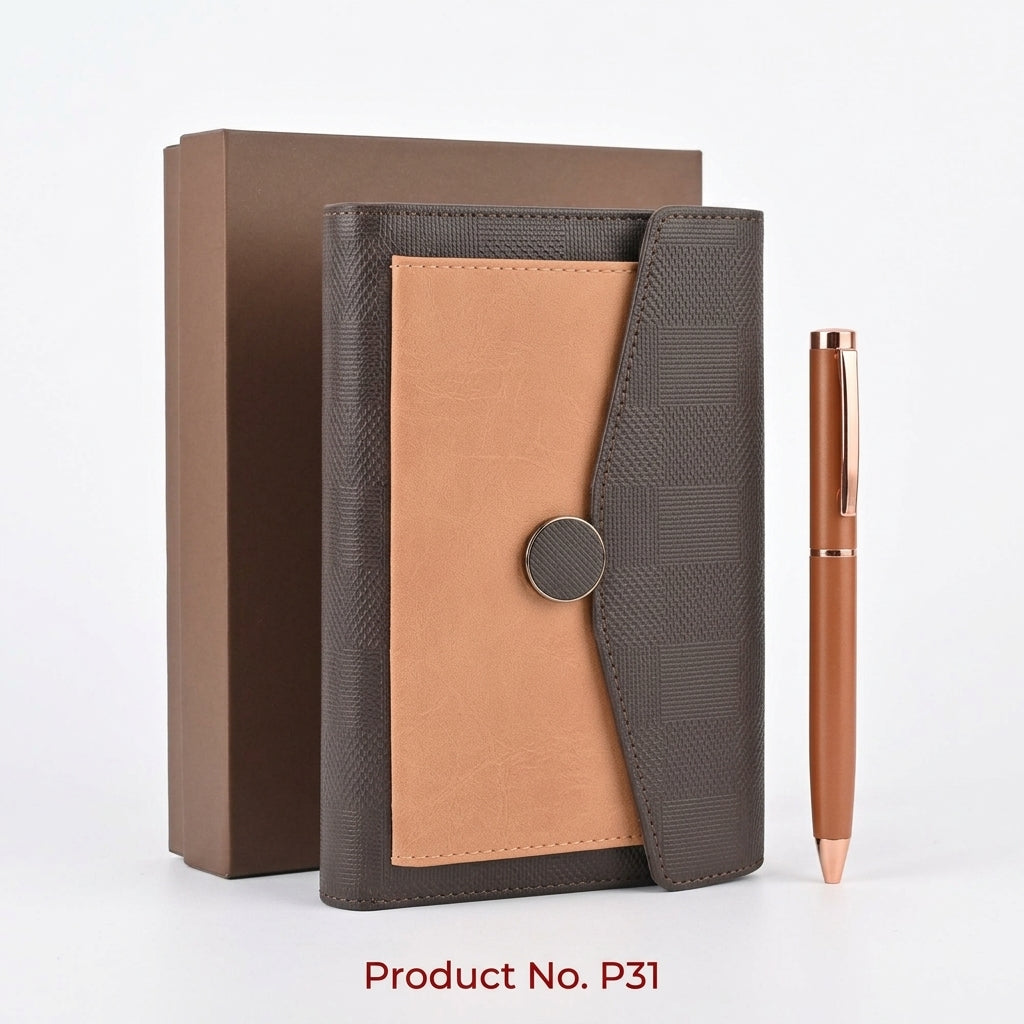 GGP31 - Premium A6 Wireless Charging Notebook with 10000mAh Power Bank