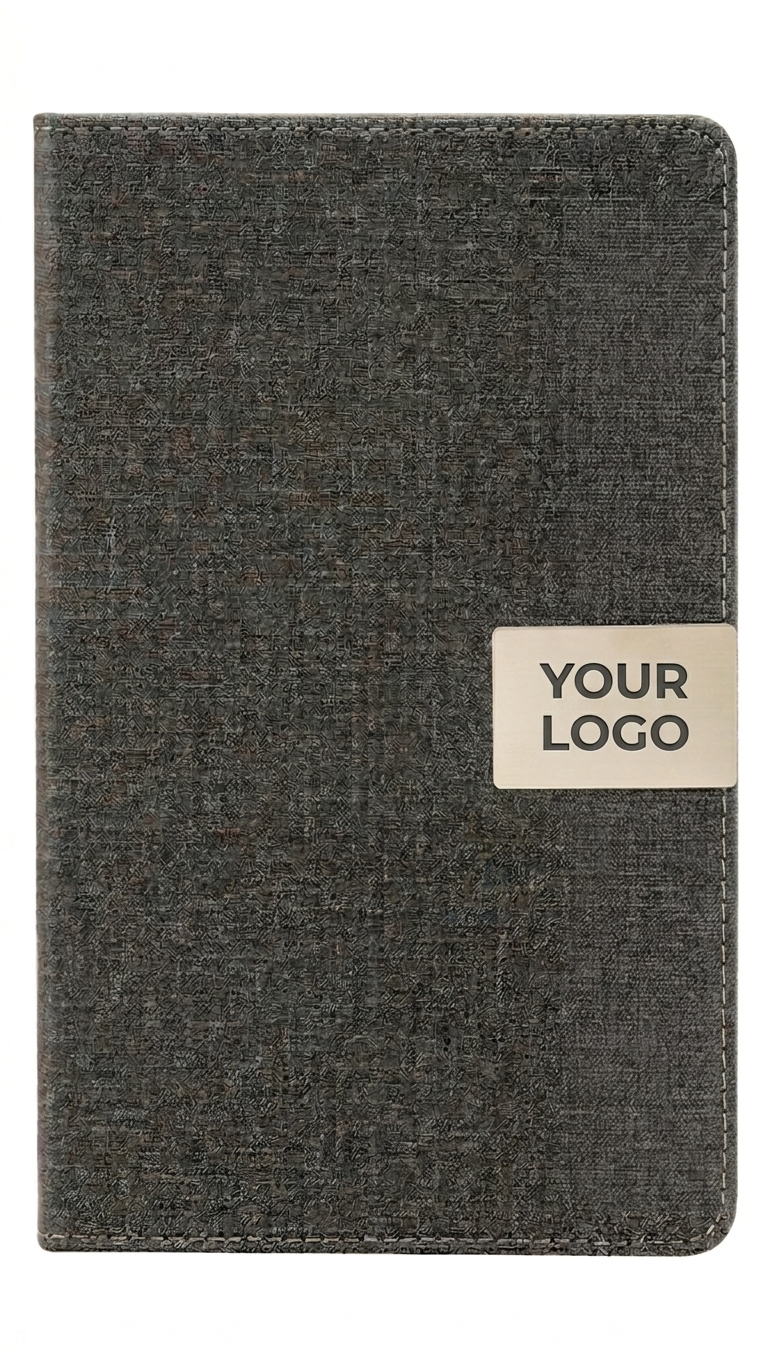 NB-2509 Promotional Grey Notebook for Employee Welcome Kits