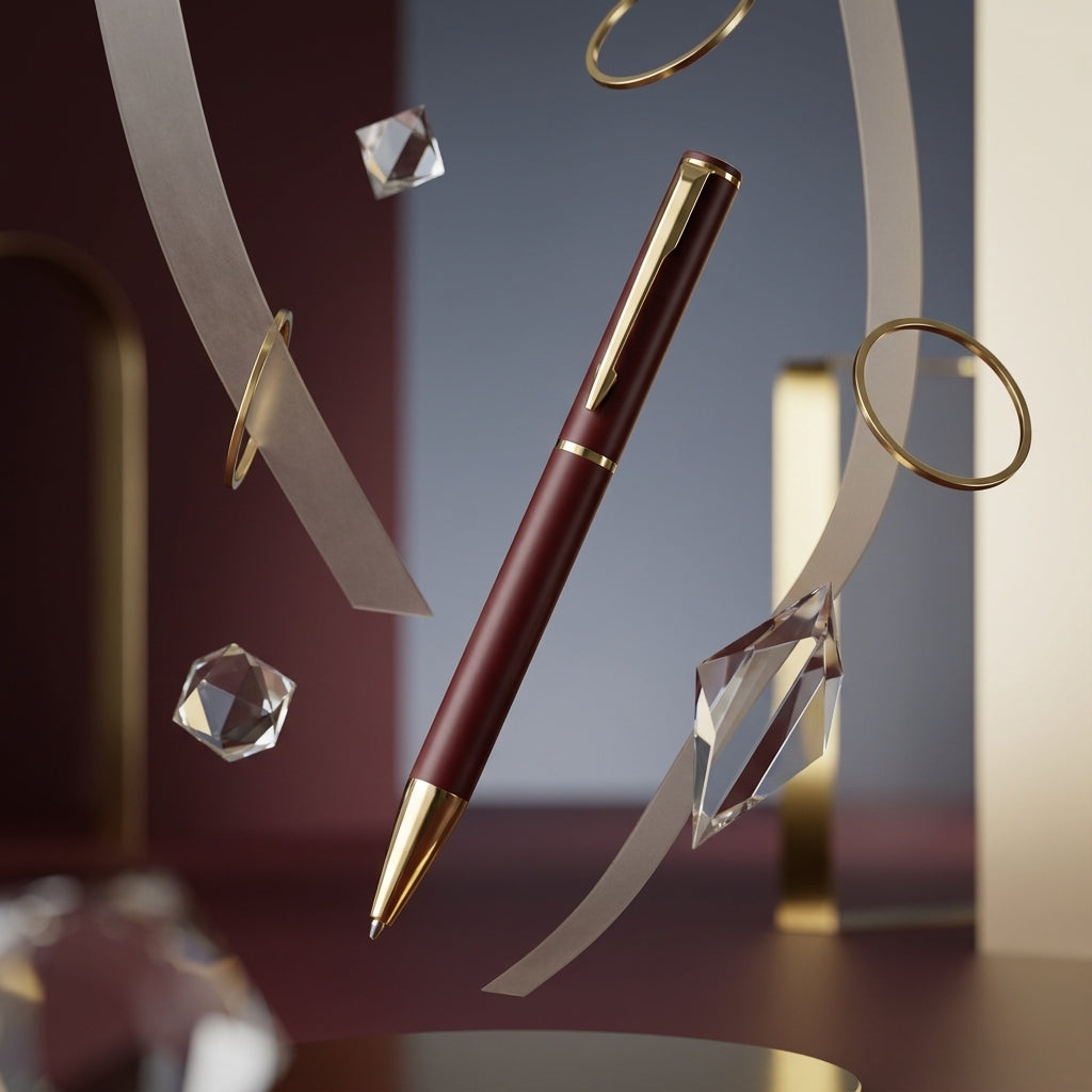 P-2508 Luxury Brown Metal Pen with Logo Printing