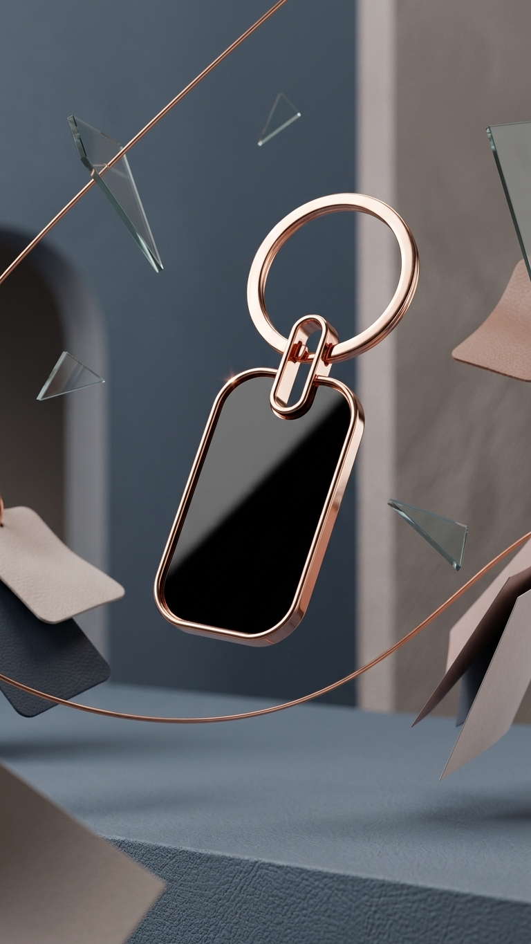 KC-2502 Customised Executive Keychain for Business Gifts