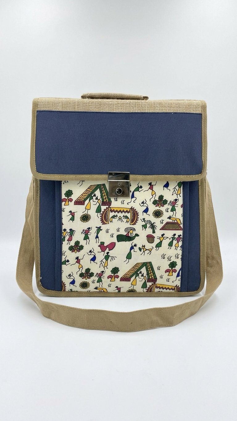 GG-7100 Sustainable Conference Jute Bag with LOGO