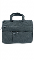 GG-7779 Executive Dark Grey Laptop Sleeve with Handle & Custom Branding