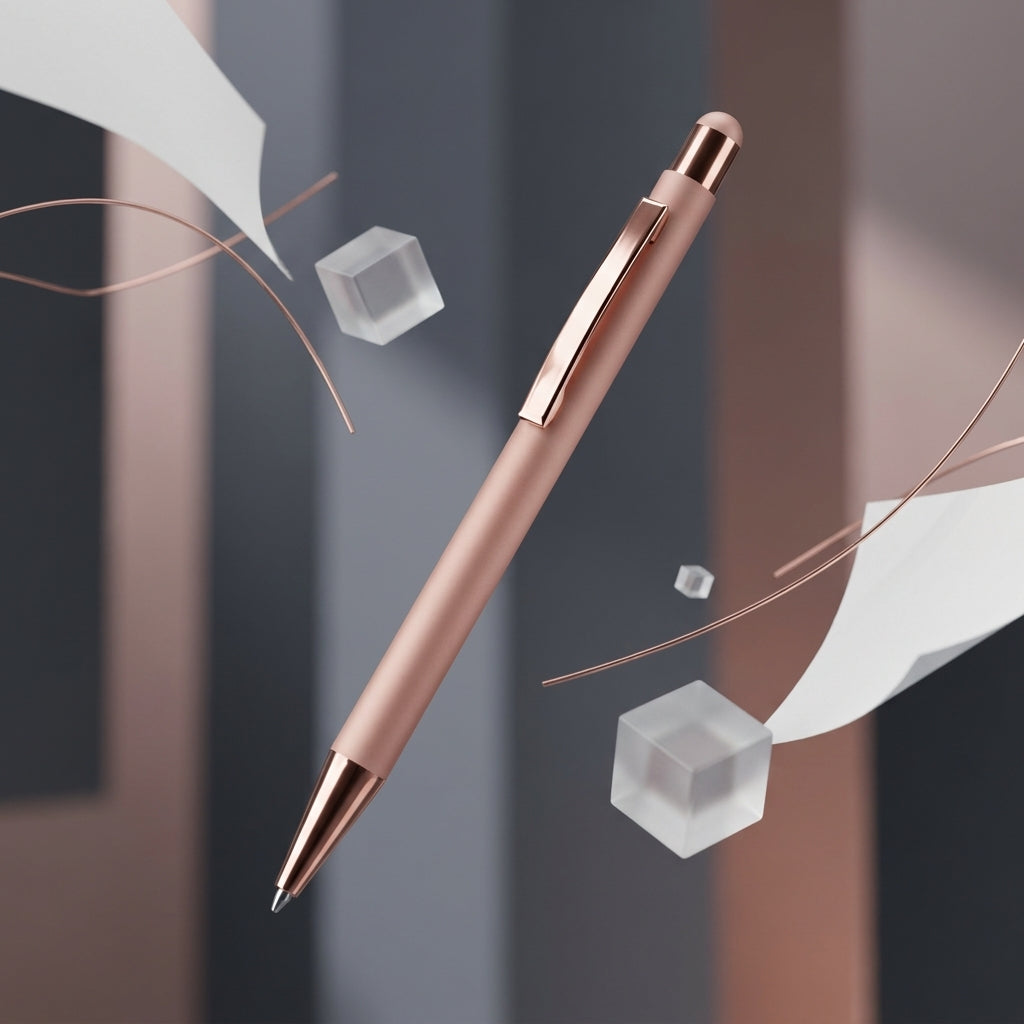 P-2504 Rose Gold Corporate Metal Pen for Executive Gifting