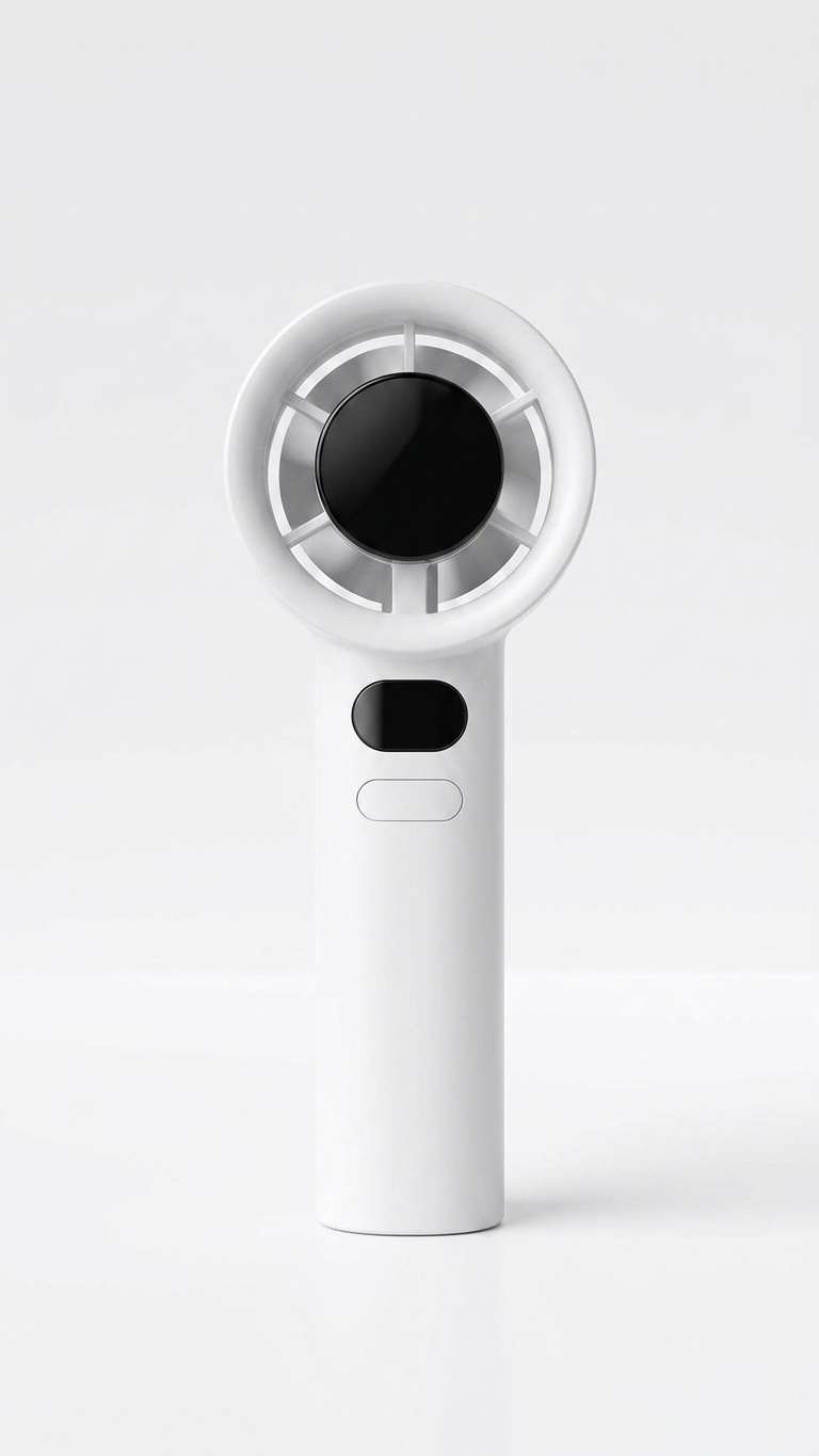 Turbo Rechargeable Portable Handheld Fan | 120-Speed Infinite Cooling | LED Display