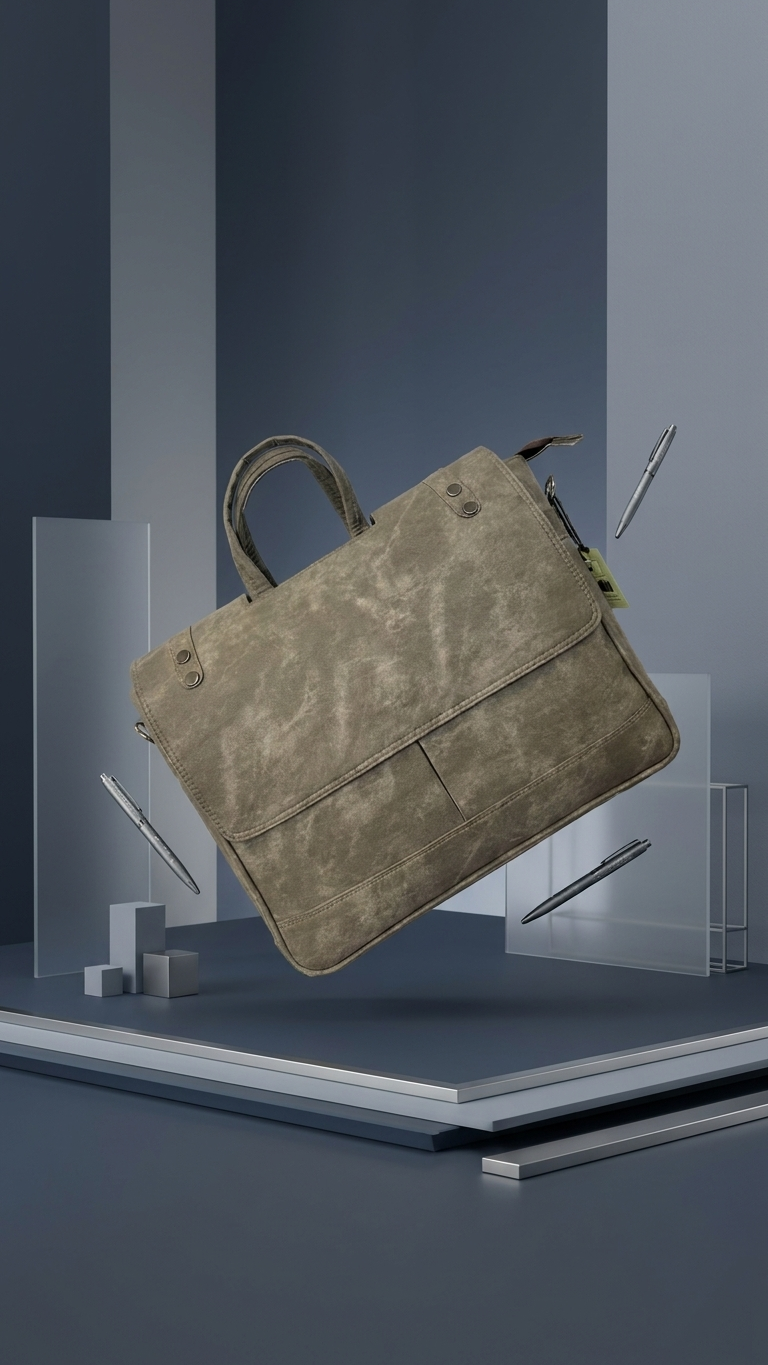 GG-7076 Professional Leatherette Office Carry Bag with Custom LOGO
