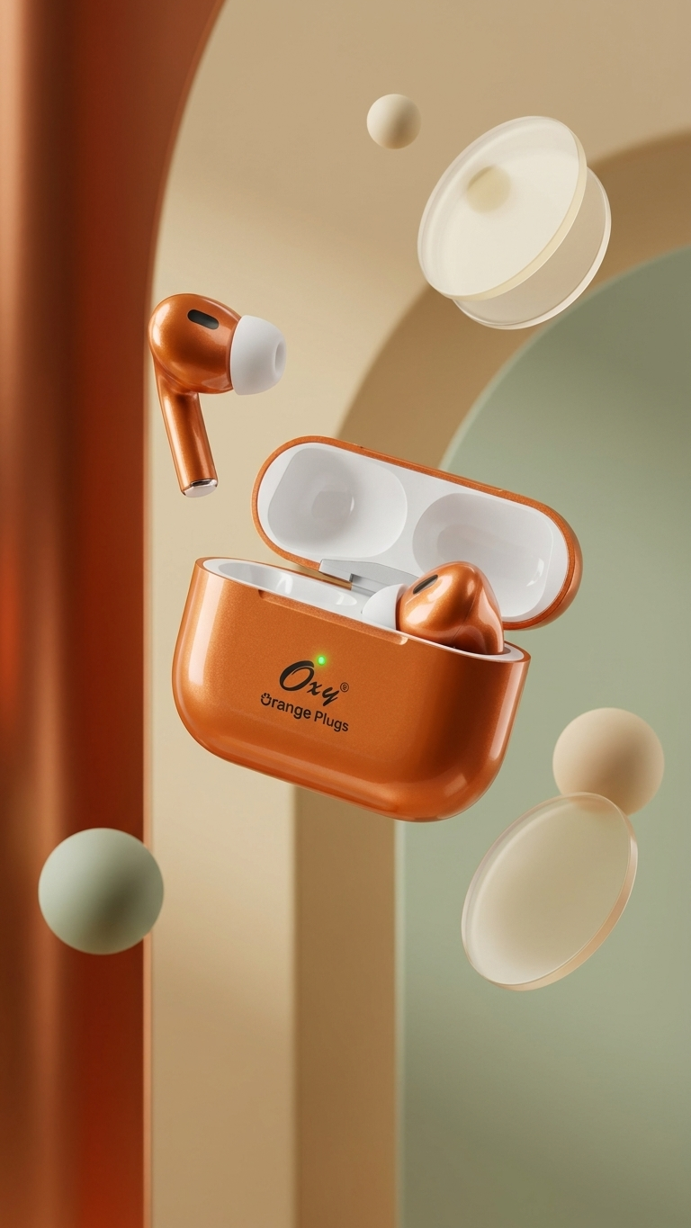 TWS004 Luxury Finish Wireless Earbuds with OEM Branding