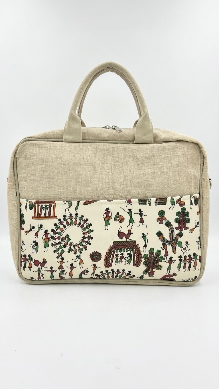 GG-7102 Executive Jute Event Bag with Custom Logo Branding