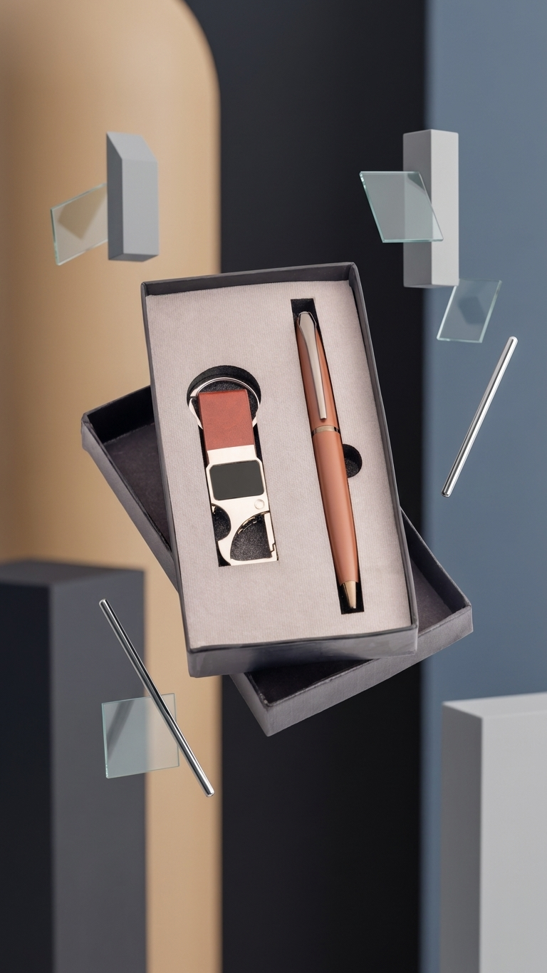 CGS-2510 Customised Brown Executive Gift Combo