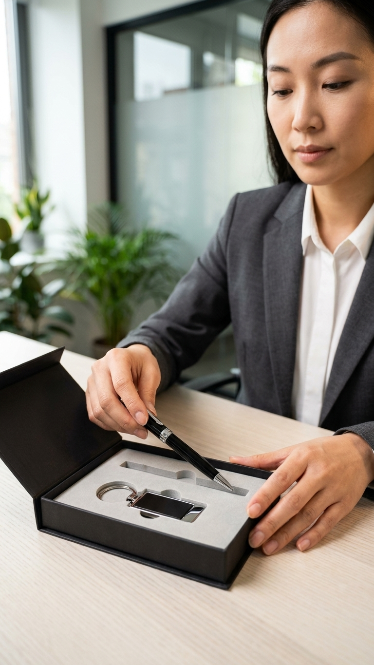 CGS-2502 Promotional Pen & Keychain Set for Corporate Gifting