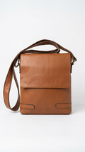 GG-7213 Premium Tan Sling Bag with Custom Branding