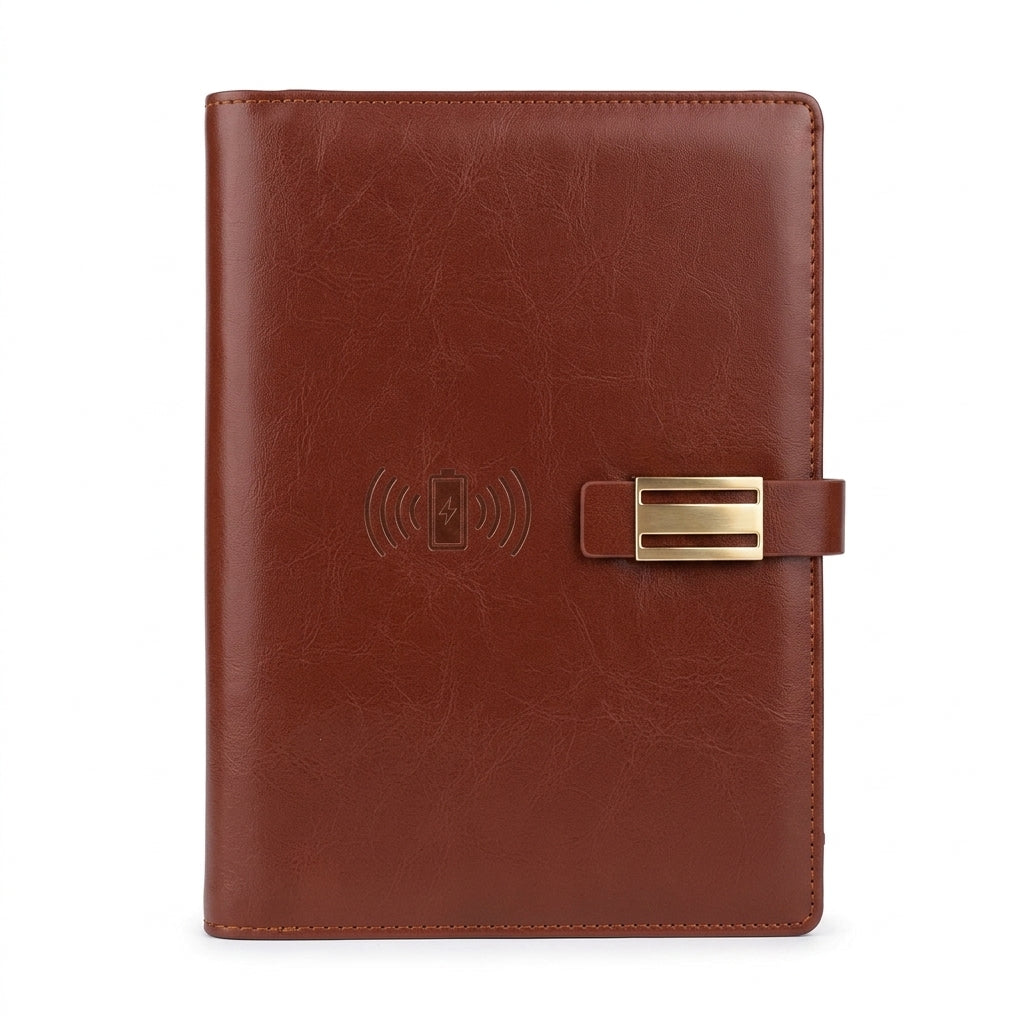 GGP13 - Premium 10000mAh Wireless Charging Notebook Folder