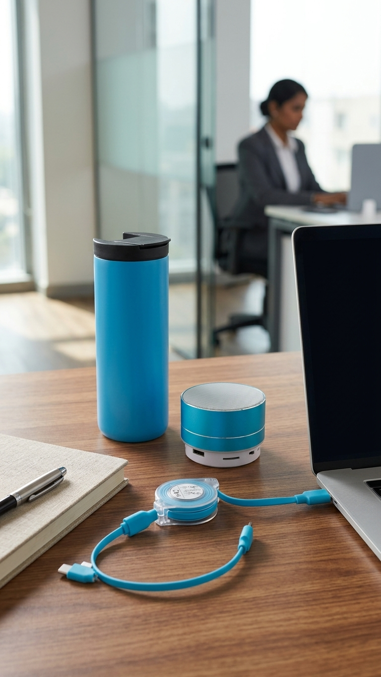 GG905 Premium Flask, Bluetooth Speaker & 3-in-1 Charging Cable Gift Set