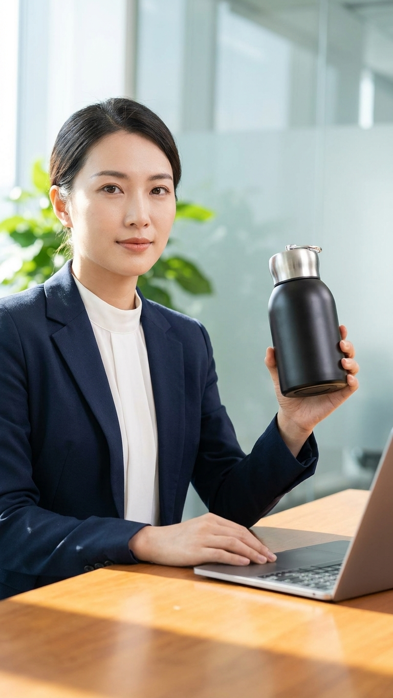 Mini Stainless Steel Vacuum Insulated Bottle with Custom Logo Branding | Double Wall Flask | 300ml