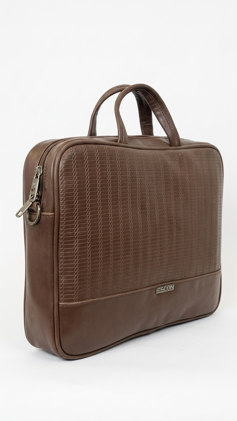 GG-7082 Croc Texture Leatherette Office Bag with Custom Branding