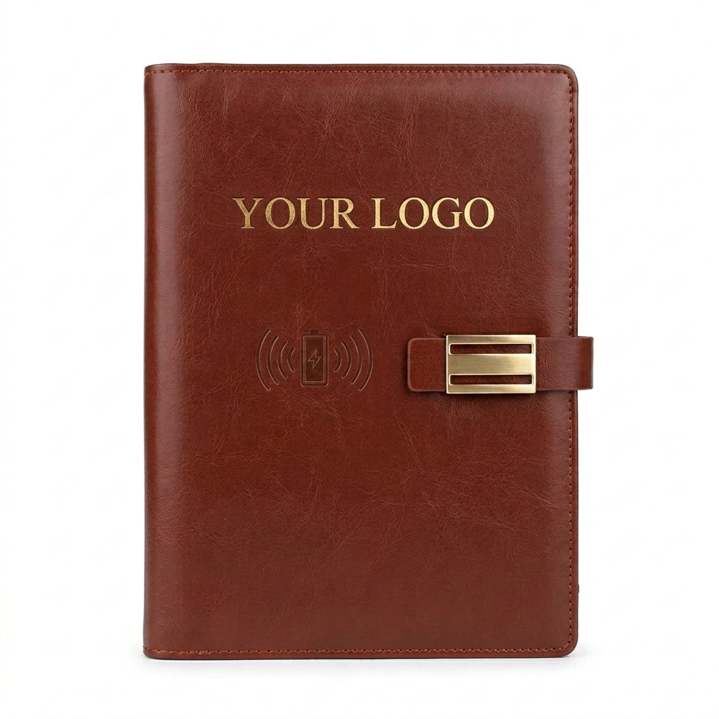 GGP13 - Premium 10000mAh Wireless Charging Notebook Folder