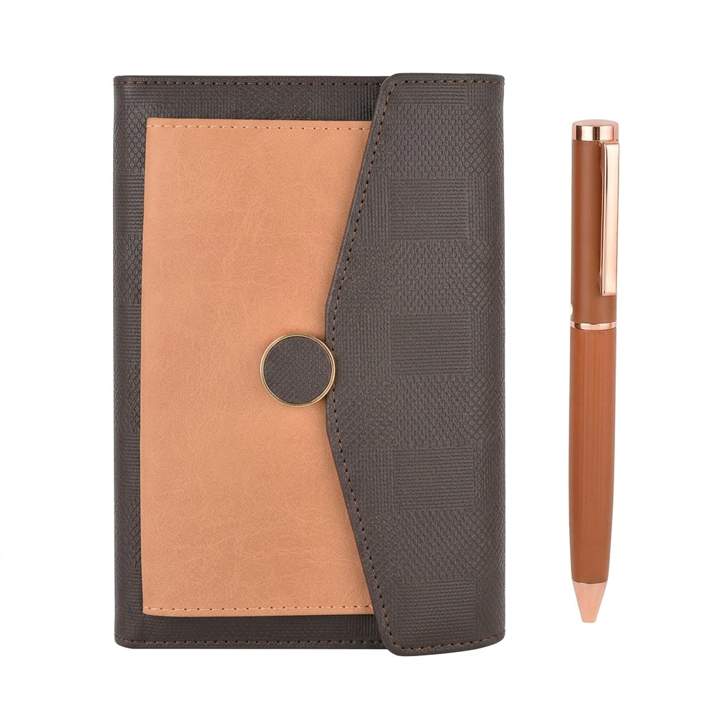 GGP31 - Premium A6 Wireless Charging Notebook with 10000mAh Power Bank