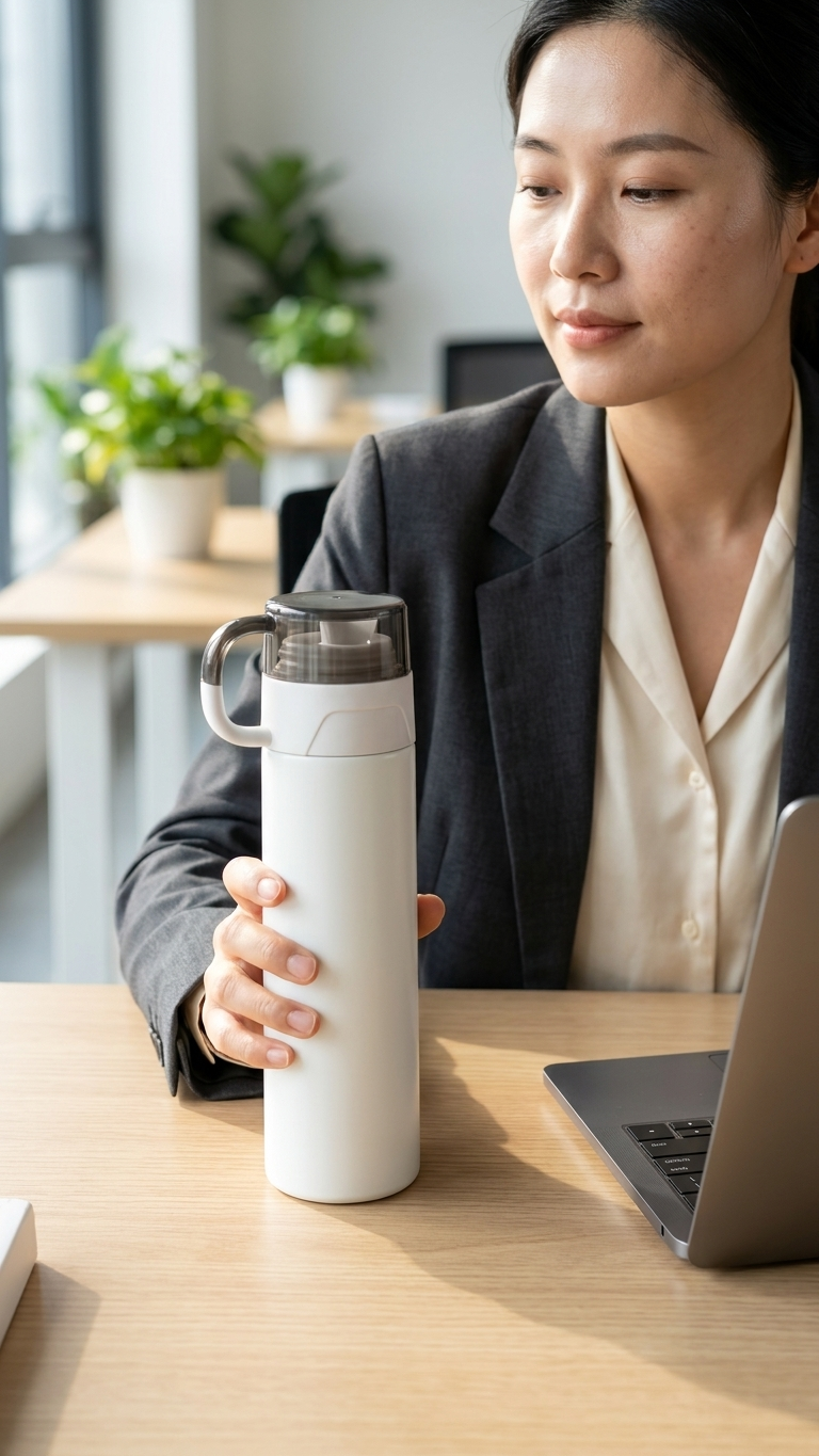 Vacuum Insulated Bottle with Carry Handle