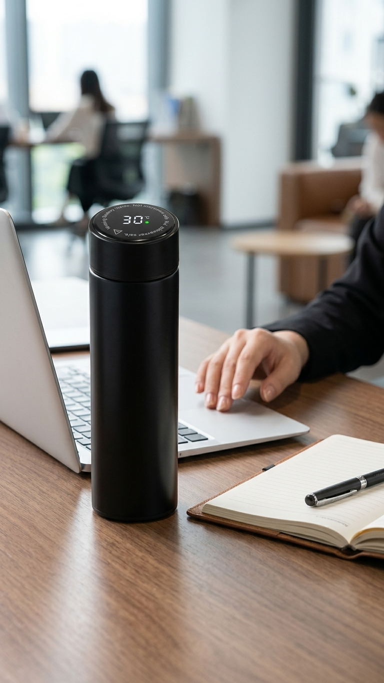 LED Temperature Display Vacuum Flask | Smart Water Bottle
