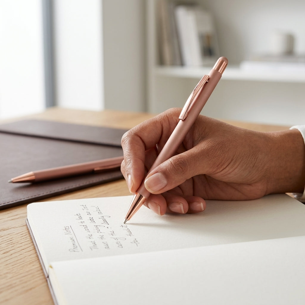 P-2504 Rose Gold Corporate Metal Pen for Executive Gifting