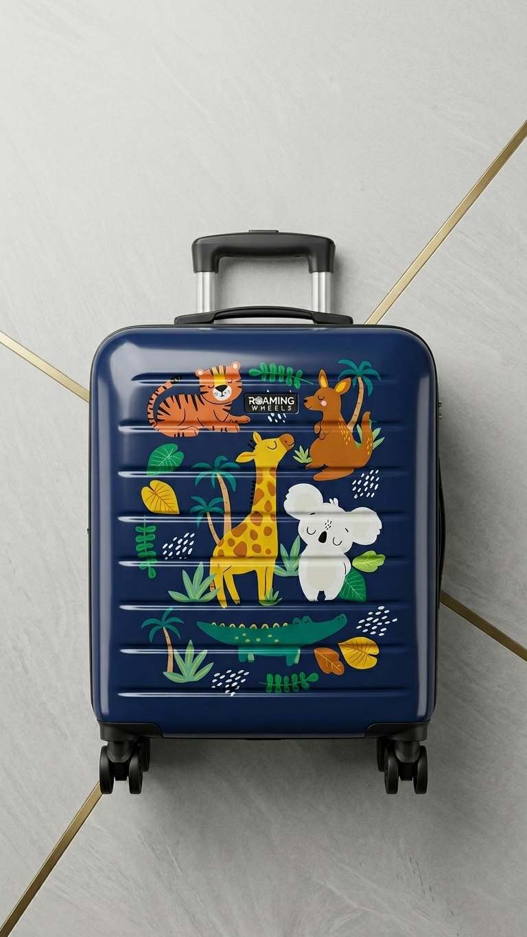 GG-2001 Kids Animal Print Trolley Bag with Custom Branding